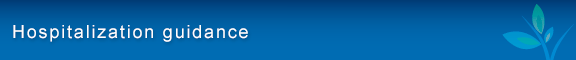 Hospitalization guidance